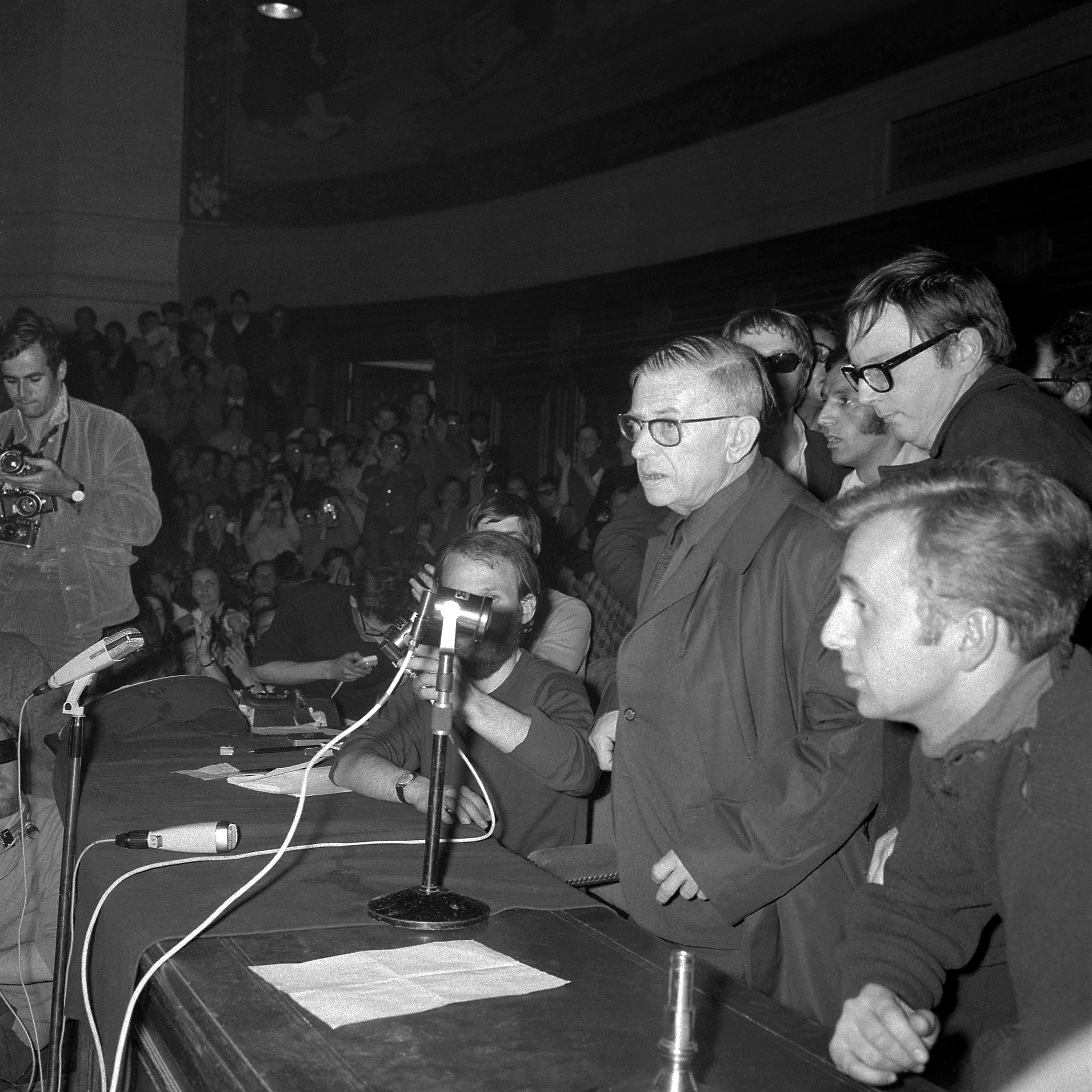 Jean-Paul Sartre à la Sorbonne